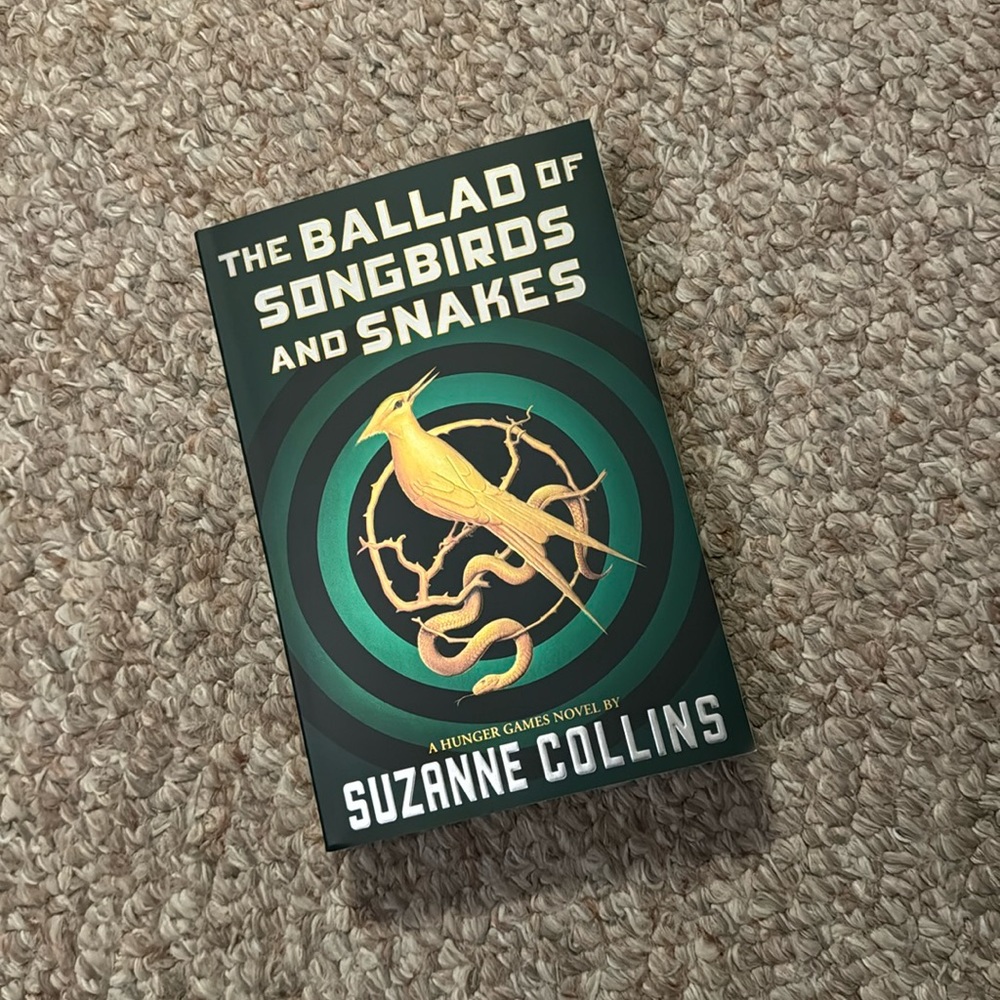 The Ballad of Songbirds and Snakes paperback book.